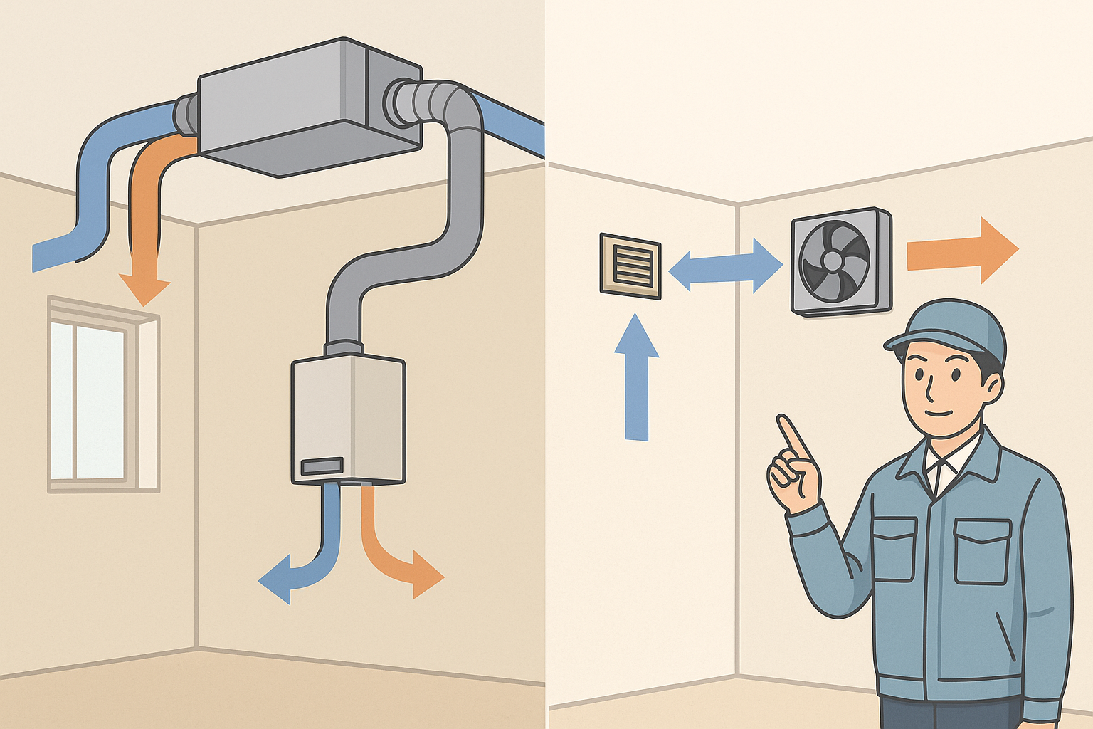 シナリオ別のおすすめ換気システム