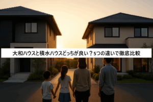 大和ハウスと積水ハウスどっちが良い？5つの違いで徹底比較