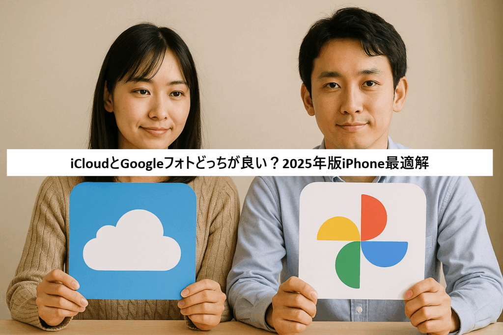 iCloudとGoogleフォトどっちが良い？2025年版iPhone最適解