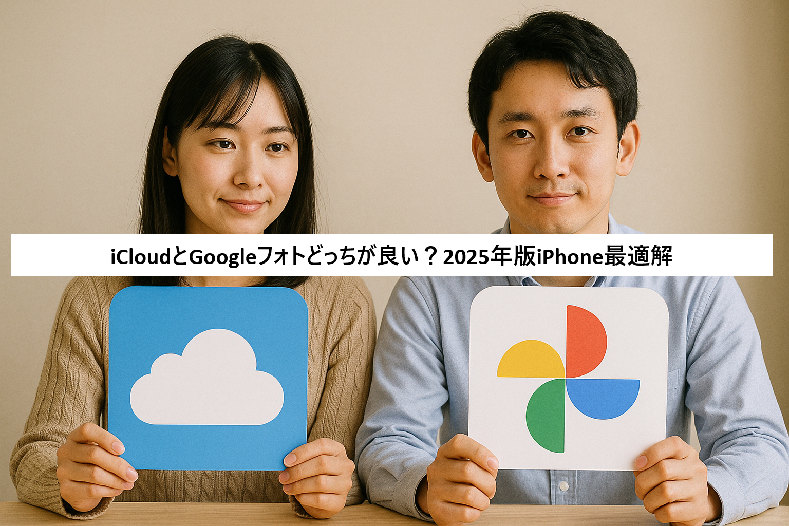 iCloudとGoogleフォトどっちが良い？2025年版iPhone最適解