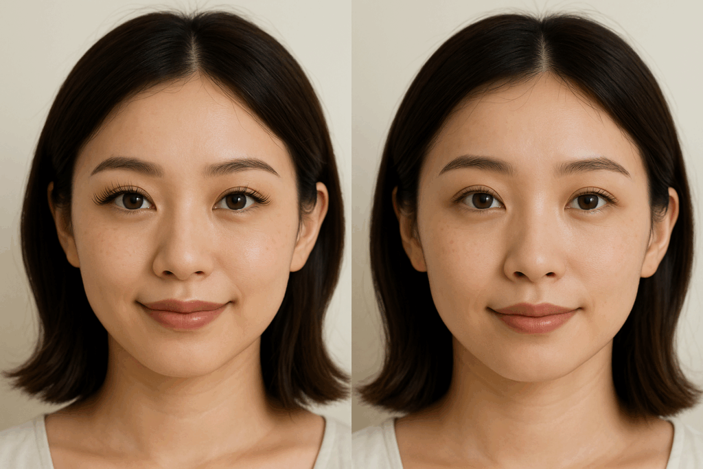 比較①：デザインとナチュラルさ