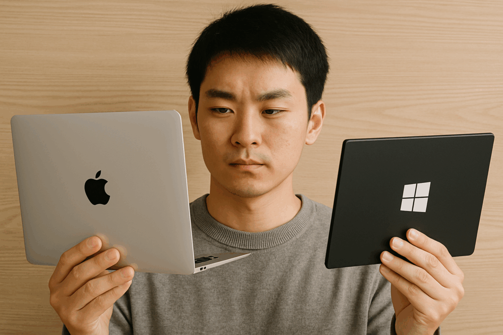 Apple製品かWindows併用かの判断基準を出力して