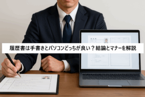 履歴書は手書きとパソコンどっちが良い？結論とマナーを解説