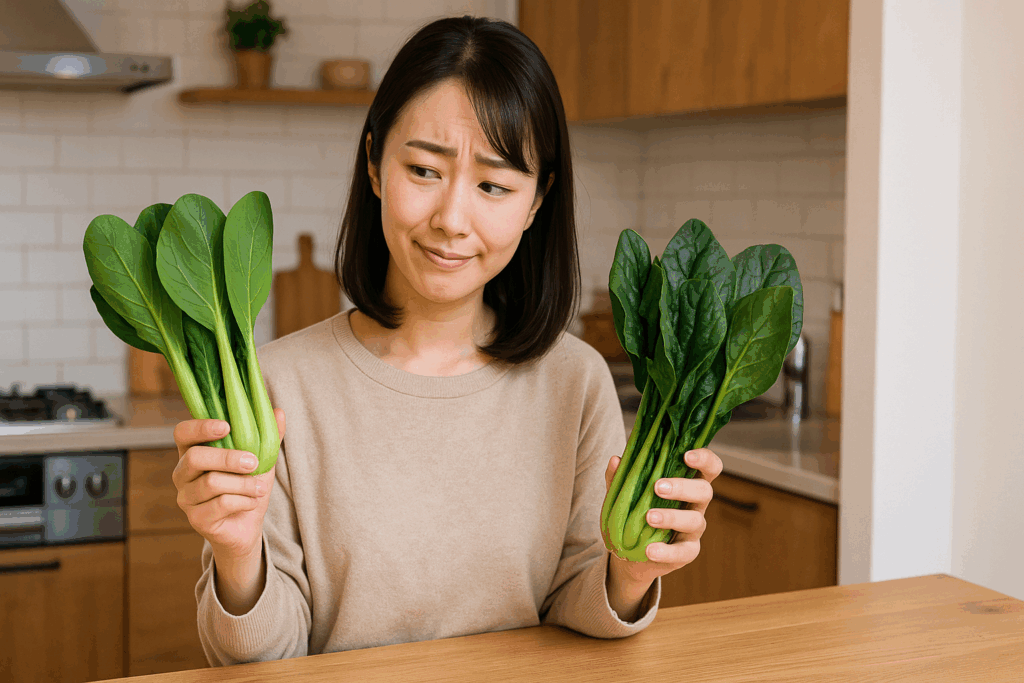 小松菜とほうれん草、栄養はどっちが良い？