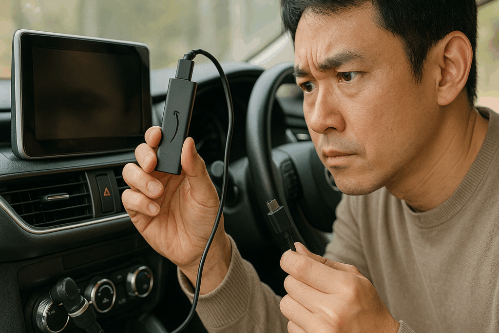 ファイヤースティックの車載利用は配線と電源が課題