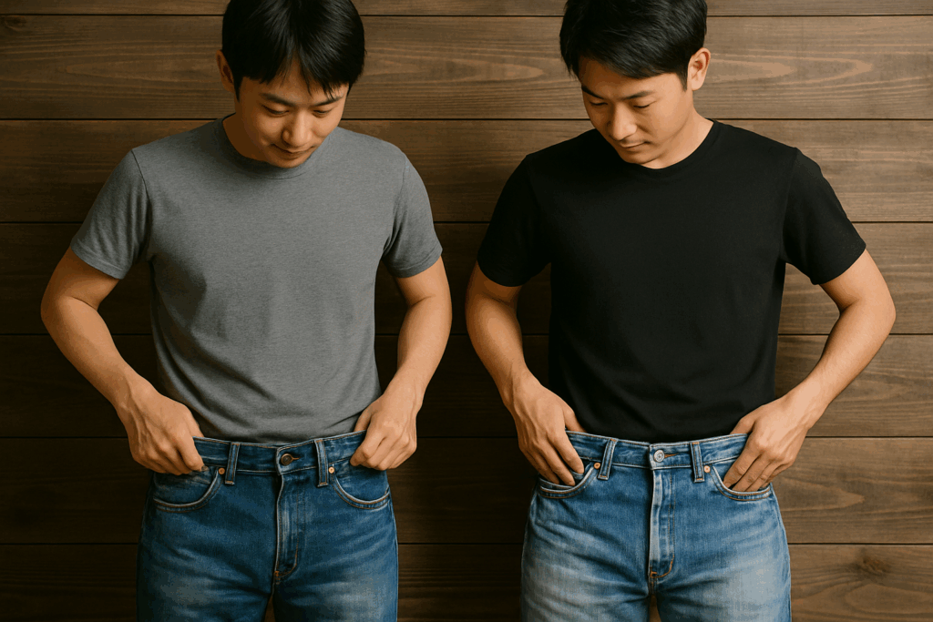 エドウィンとリーバイスの色落ちや経年変化の特徴を比較