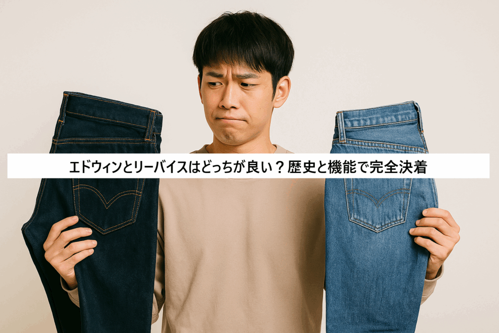 エドウィンとリーバイスどっちが良い？歴史と機能で完全決着