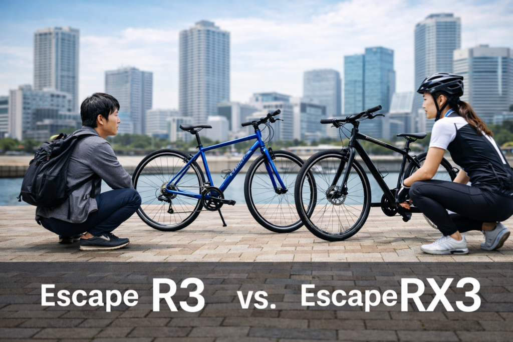 ジャイアントエスケープR3とRX3はどっちが良いか徹底比較