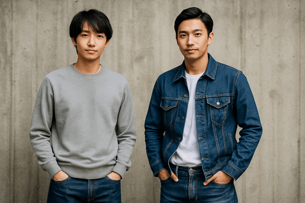 ダサいと思われないエドウィンとリーバイスの着こなし