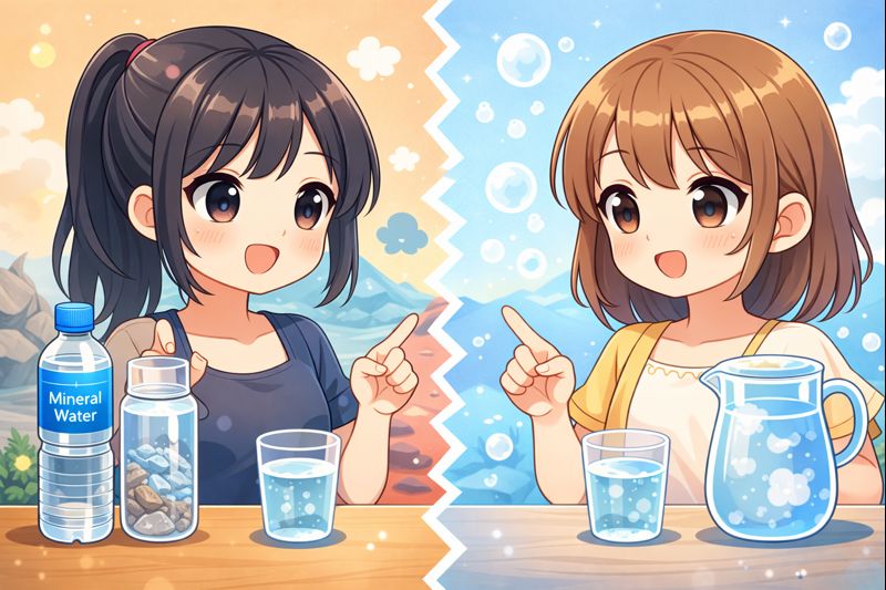 健康や美容で硬水と軟水はどっちが良いか比較