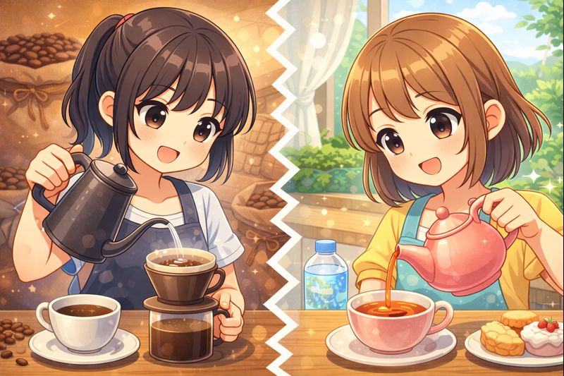 コーヒーや紅茶に適した硬度