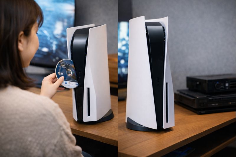 ディスクドライブの有無で変わる利便性