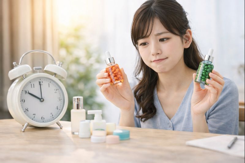 カプセルセラムはどっちが良いか迷う人の使い方と購入