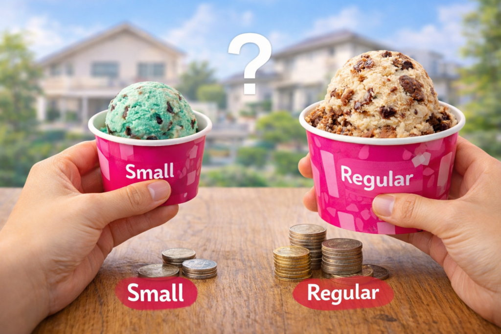 サーティワンのスモールとレギュラーでどっちがお得か