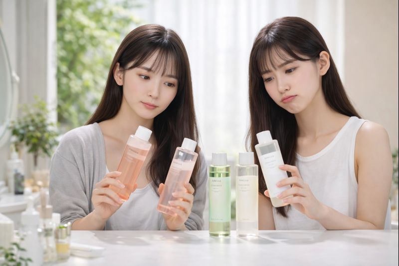 肌悩み別でアヌア化粧水はどっちが良いか比較