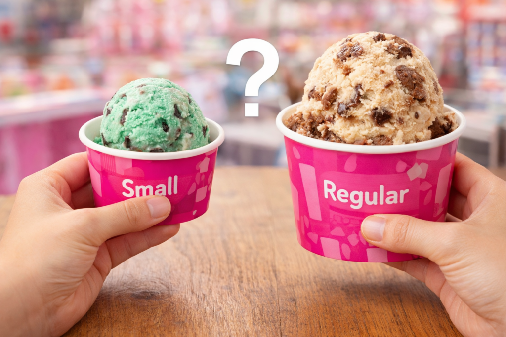 サーティワンのスモールとレギュラーはどっちがお得?