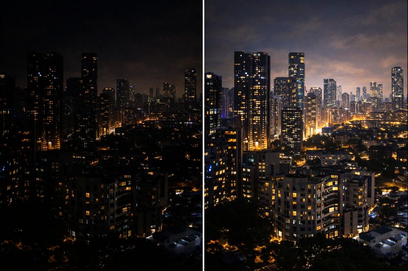 6黒つぶれを解消するダイナミックレンジの整合