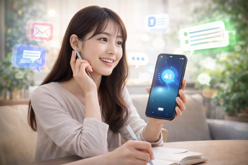 自然な対話や文章の要約が得意なAIの柔軟性