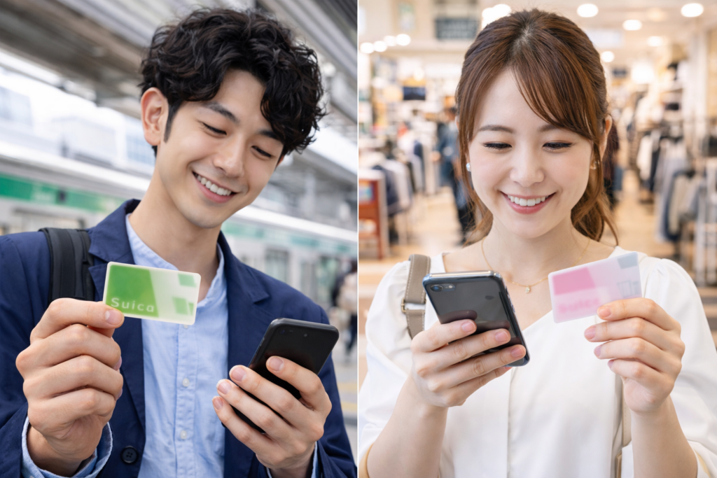 端末や生活圏で決まるスイカとパスモのどっちがお得か