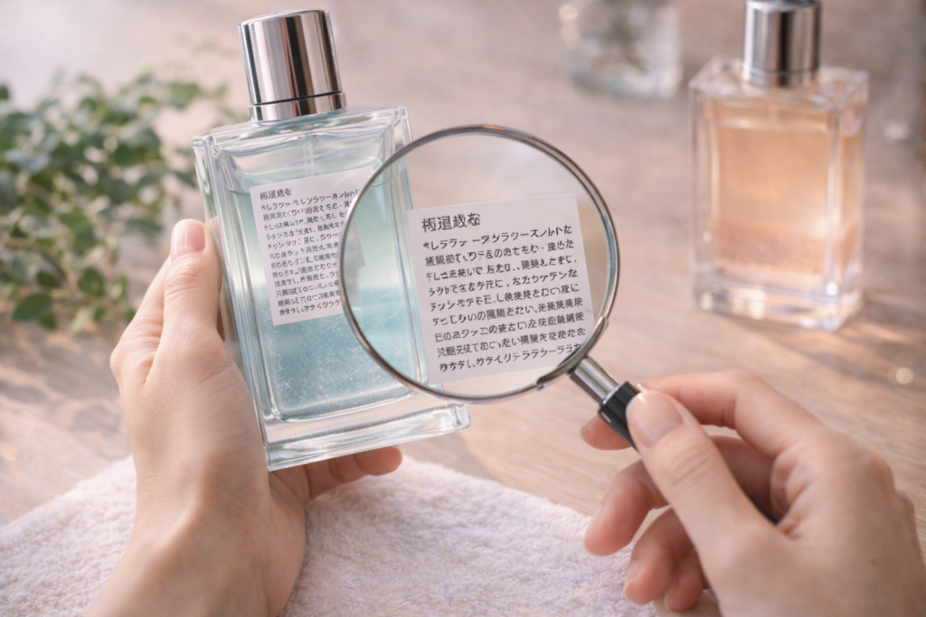 保湿成分や成分表示から見た品質の考え方