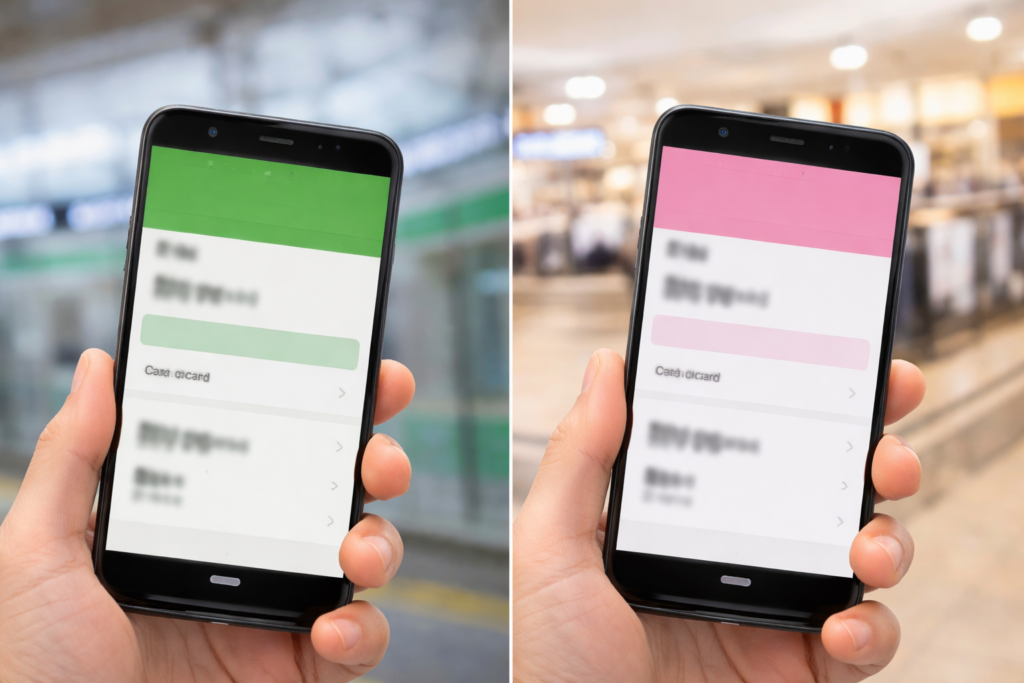 AndroidのモバイルSuicaとPASMO対応