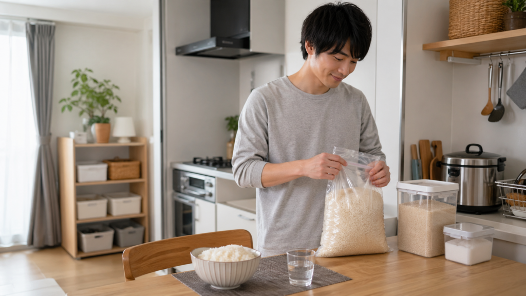 一人暮らしの消費ペースなら5キロが無難で衛生的