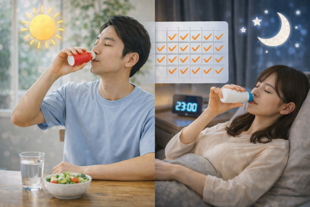 習慣化で考えるR1とプラズマ乳酸菌のどっちが良いか