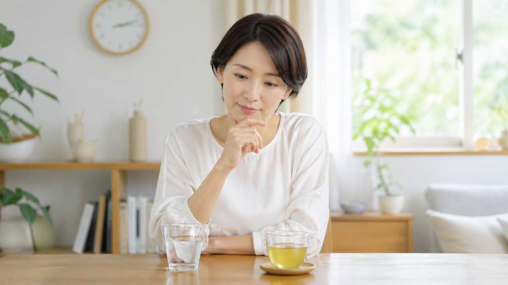 5シーン別に考える水とお茶のどっちが良いか選ぶ目安