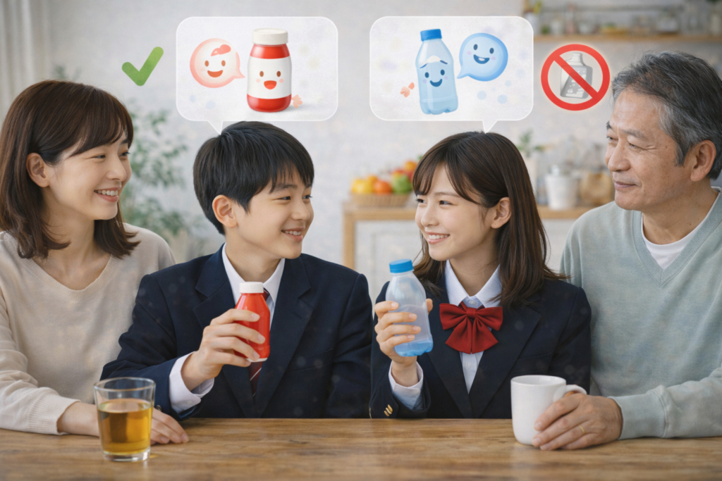 子供や家族に合う摂取スタイルと安全性