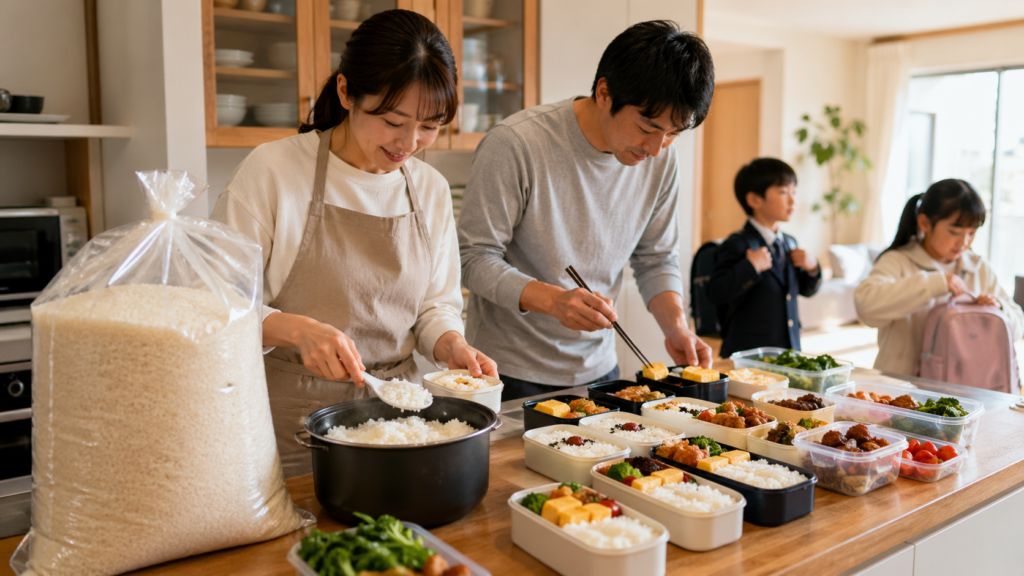 弁当作りが多い家族世帯は10キロがお得で便利