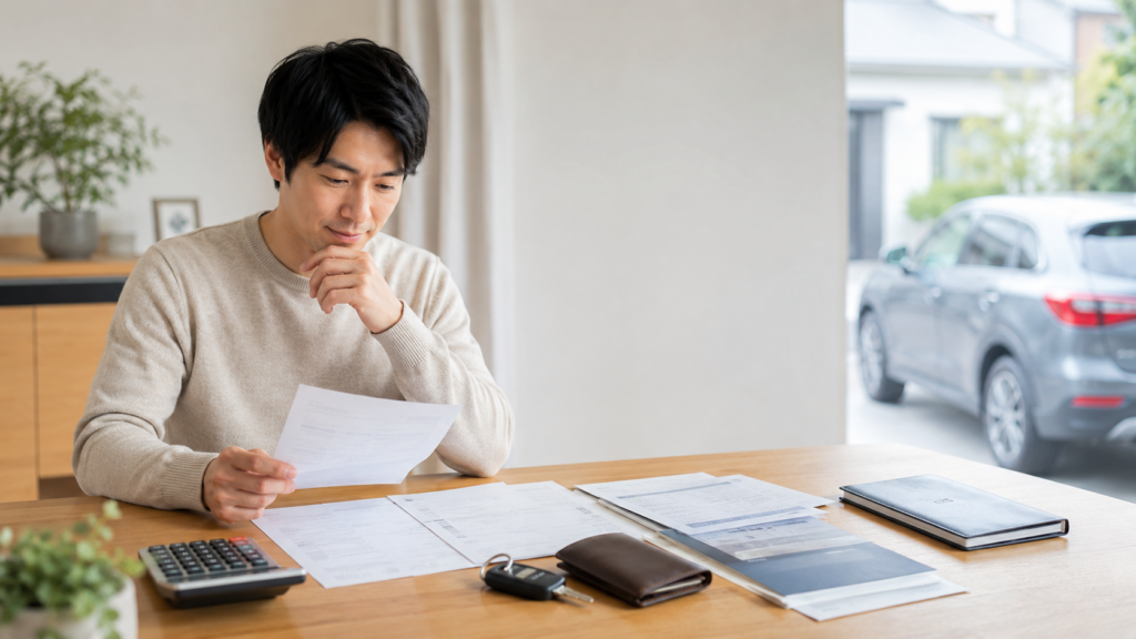 カーリースの料金に含まれる税金と諸費用の違い